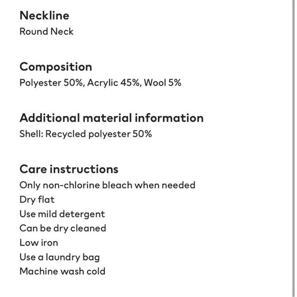 H&M- Women’s Cream Fringe-Trimmed Chunky Knit Fisherman Wool Blend Sweater, M - Picture 10 of 11